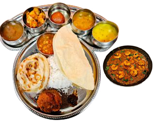 Prawn Curry Thali