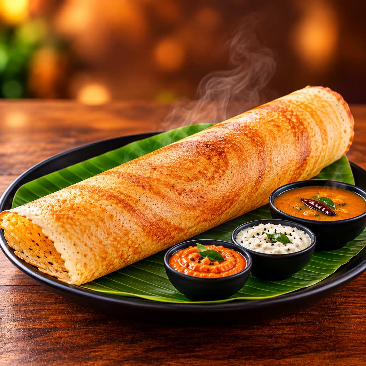 Hot Chutney Dosa (Mysore Dosa)