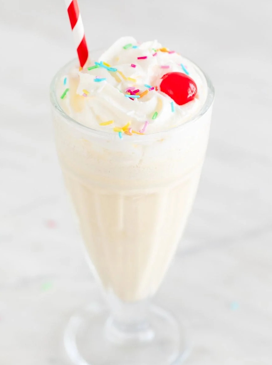 Vanilla milk shake